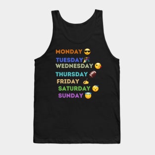 days of the week Tank Top